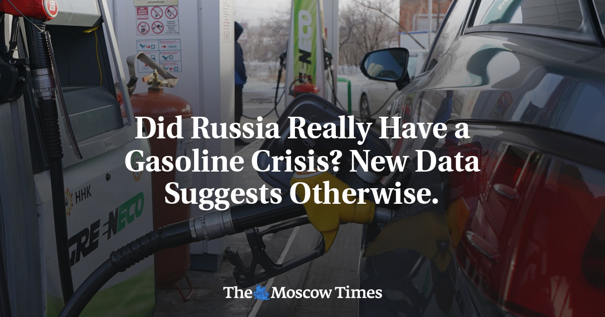 Did Russia Really Have a Gasoline Crisis? New Data Suggests Otherwise.