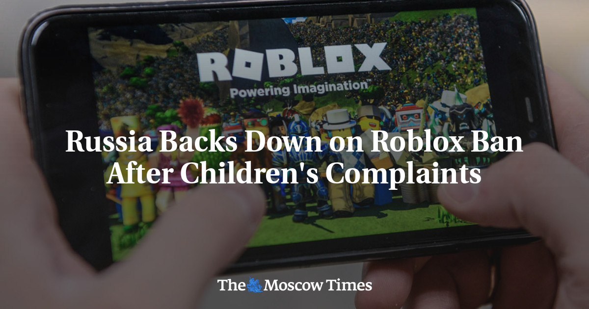 Russia Backs Down on Roblox Ban After Children's C
