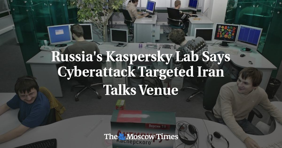 Kaspersky Lab Rusia mengatakan serangan dunia maya menargetkan situs pembicaraan Iran