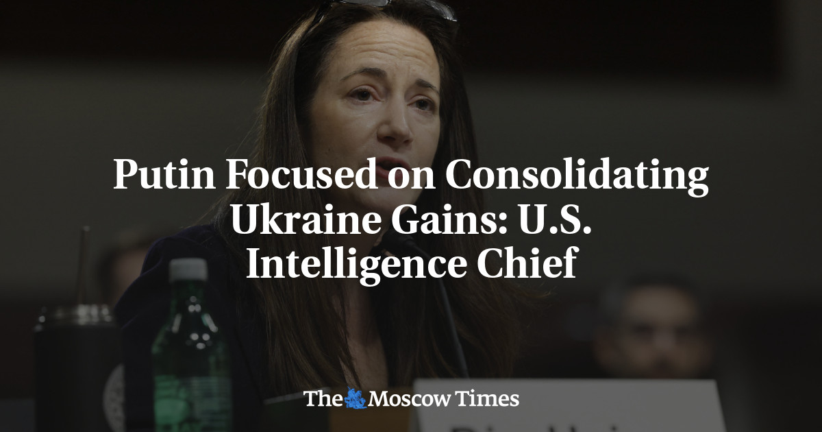 Putin Berfokus pada Konsolidasi Keuntungan di Ukraina: Kepala Intelijen AS