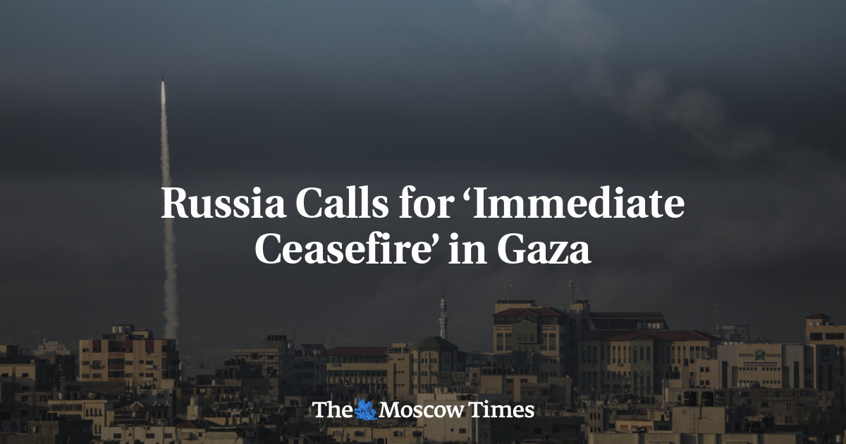 Russia Calls for ‘Immediate Ceasefire’ in Gaza