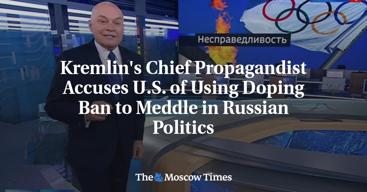 Kepala propagandis Kremlin menuduh AS menggunakan larangan narkoba untuk ikut campur dalam politik Rusia