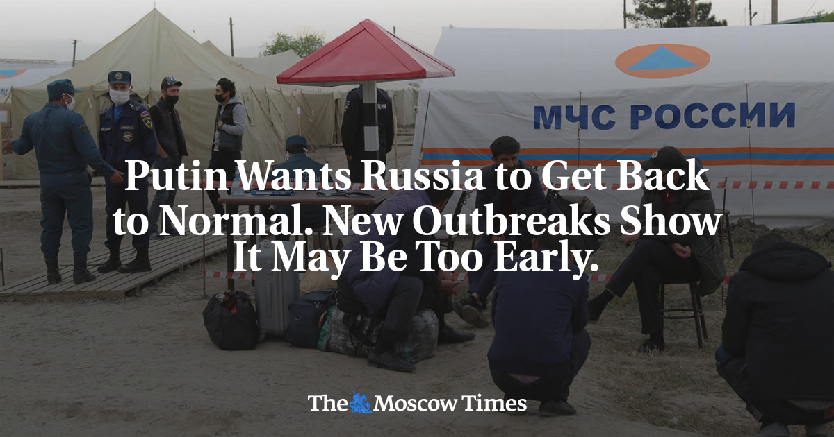 Putin ingin Rusia kembali normal.  Wabah baru menunjukkan itu mungkin terlalu dini.