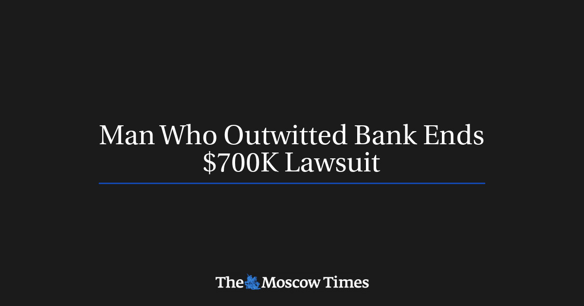 Man Who Outwitted Bank Ends $700K Lawsuit