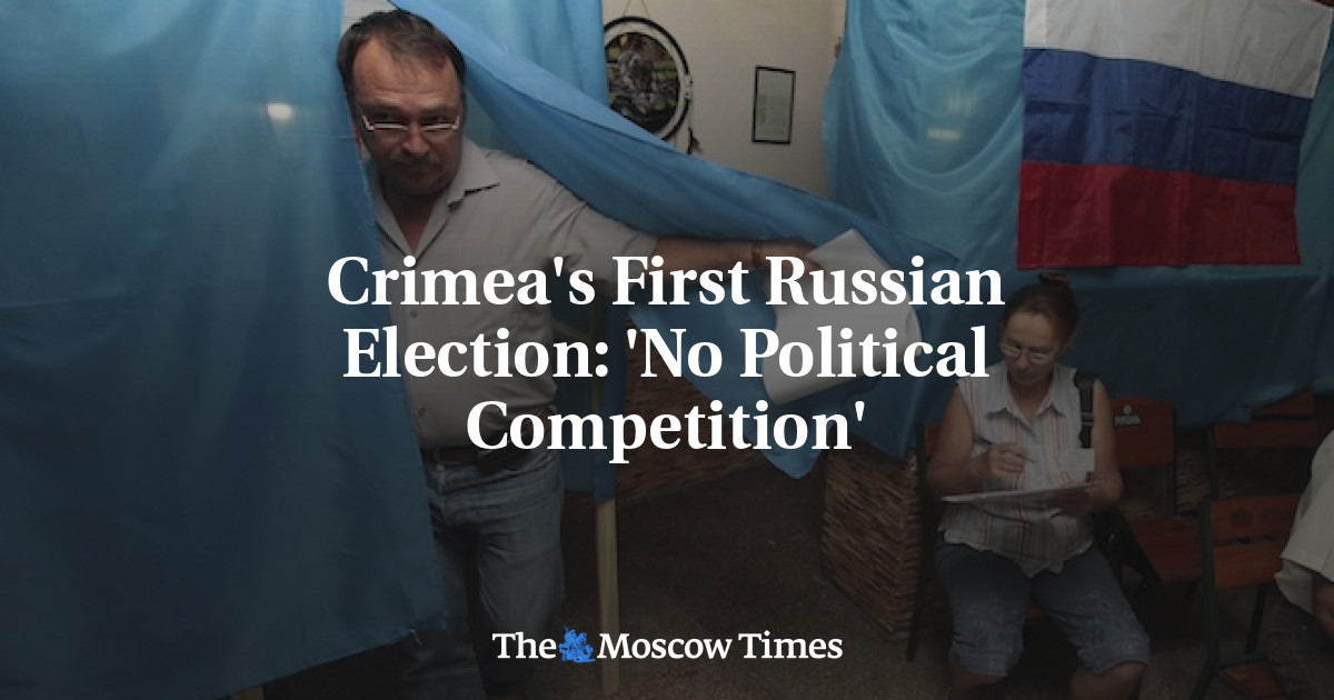 Pemilu Rusia pertama di Krimea: ‘Tidak ada kontes politik’