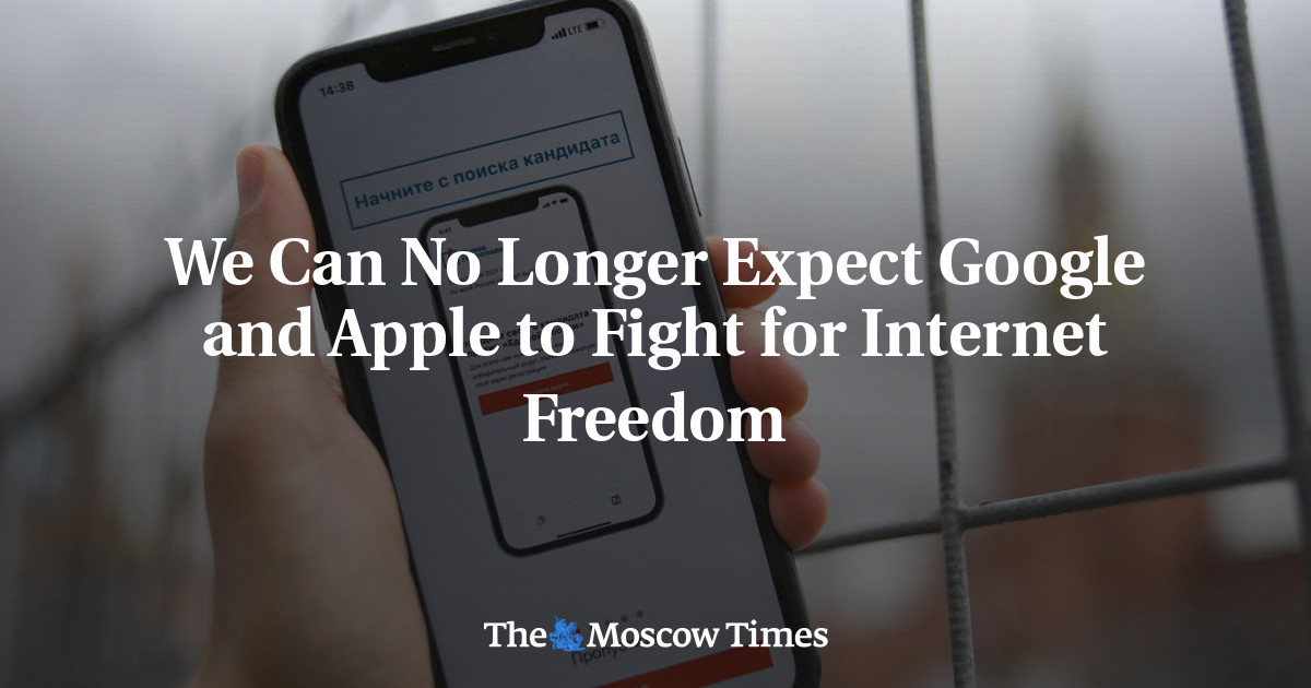 Kami tidak bisa lagi mengharapkan Google dan Apple untuk memperjuangkan kebebasan internet