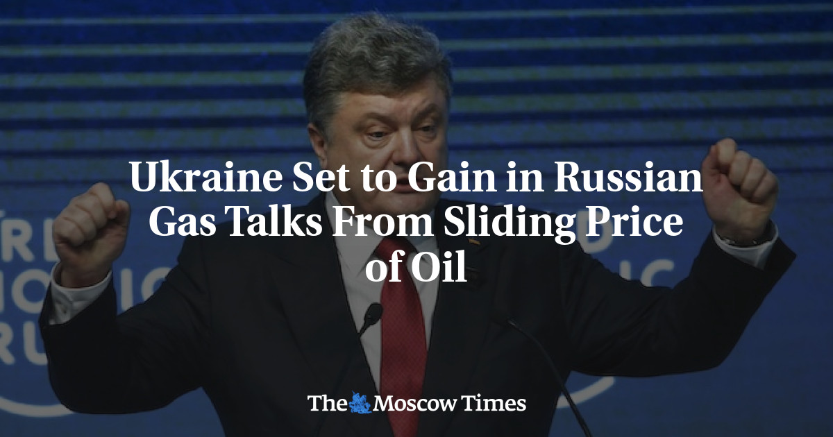 Ukraina akan meningkat dalam pembicaraan gas Rusia penurunan harga minyak