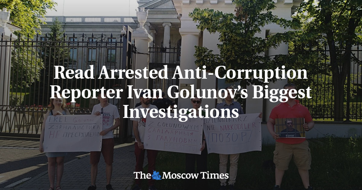 Baca Ivan Golunov, reporter antikorupsi ditangkap, investigasi terbesar