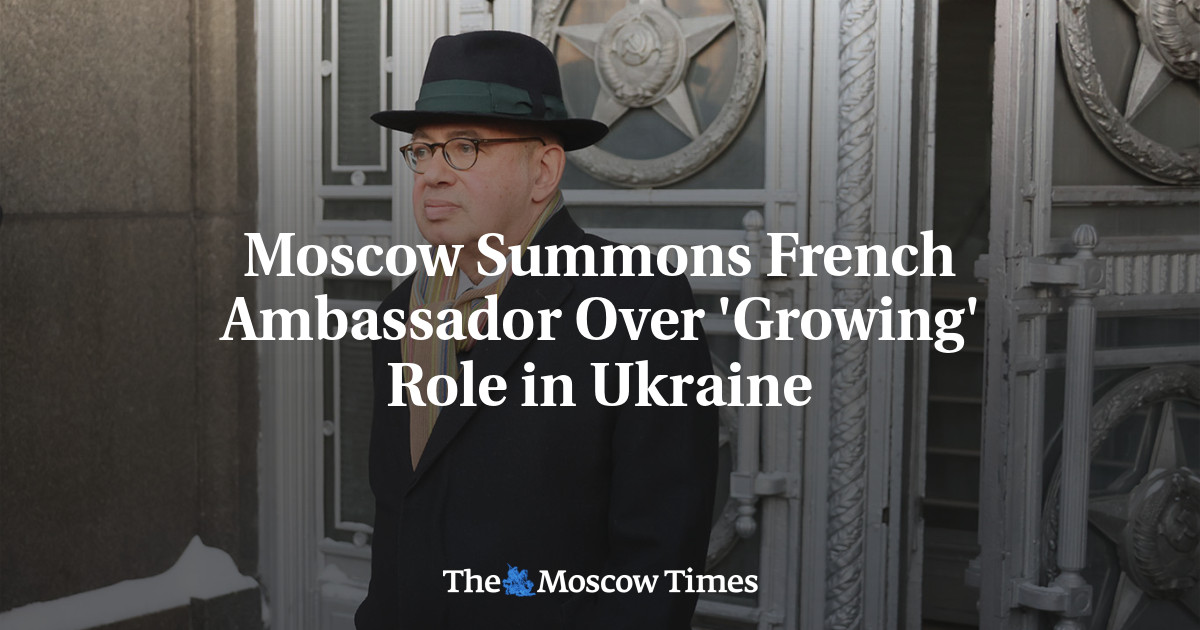 Moscow Summons French Ambassador Over 'Growing' Role in Ukraine