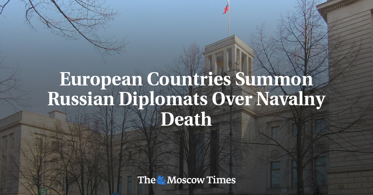 European Countries Summon Russian Diplomats Over Navalny Death