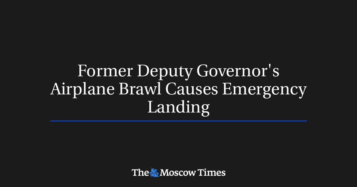 Former Deputy Governor's Airplane Brawl Causes Emergency Landing