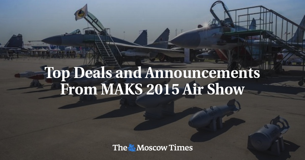 Penawaran dan pengumuman teratas dari MAKS 2015 Air Show