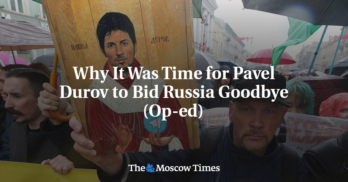 Mengapa sudah waktunya bagi Pavel Durov untuk mengucapkan selamat tinggal pada Rusia (Op-ed)
