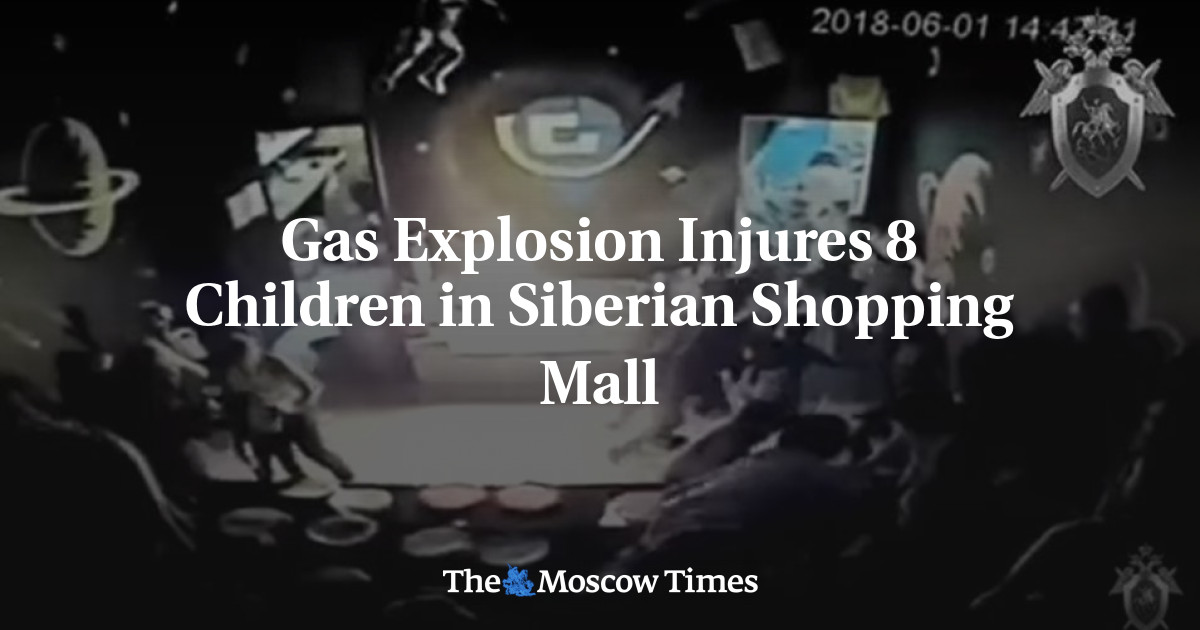Gas Explosion Injures 8 Children in Siberian Shopping Mall