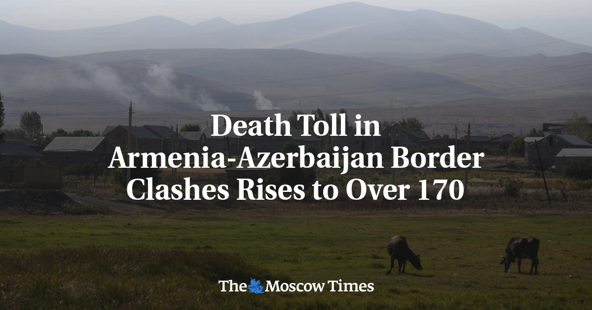 Korban tewas dalam bentrokan perbatasan antara Armenia dan Azerbaijan meningkat menjadi lebih dari 170 orang