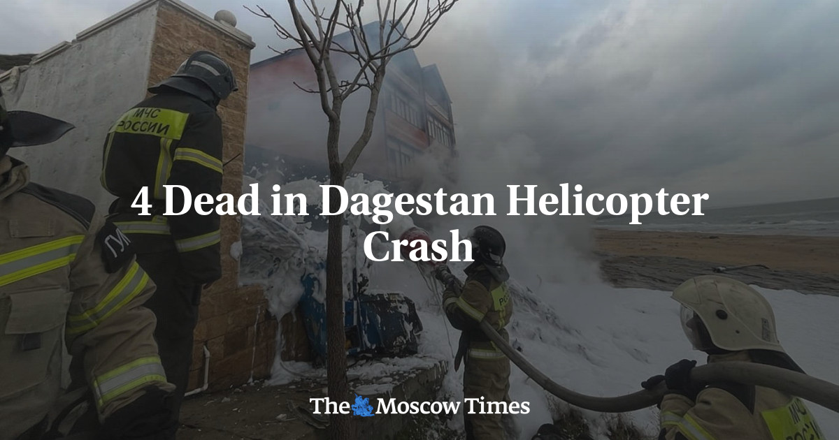 4 Dead in Dagestan Helicopter Crash
