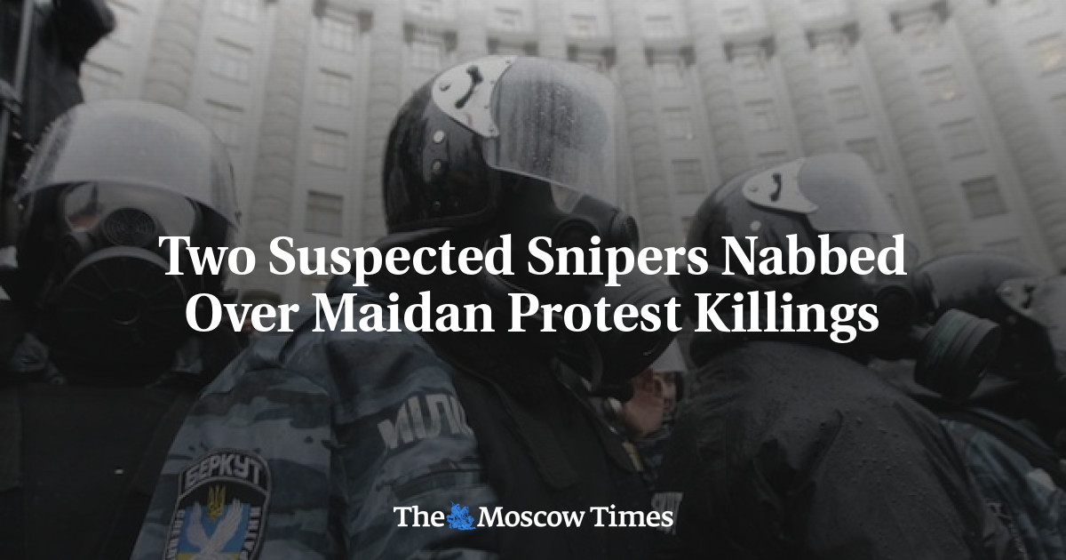 Dua tersangka penembak jitu ditangkap atas pembunuhan protes Maidan