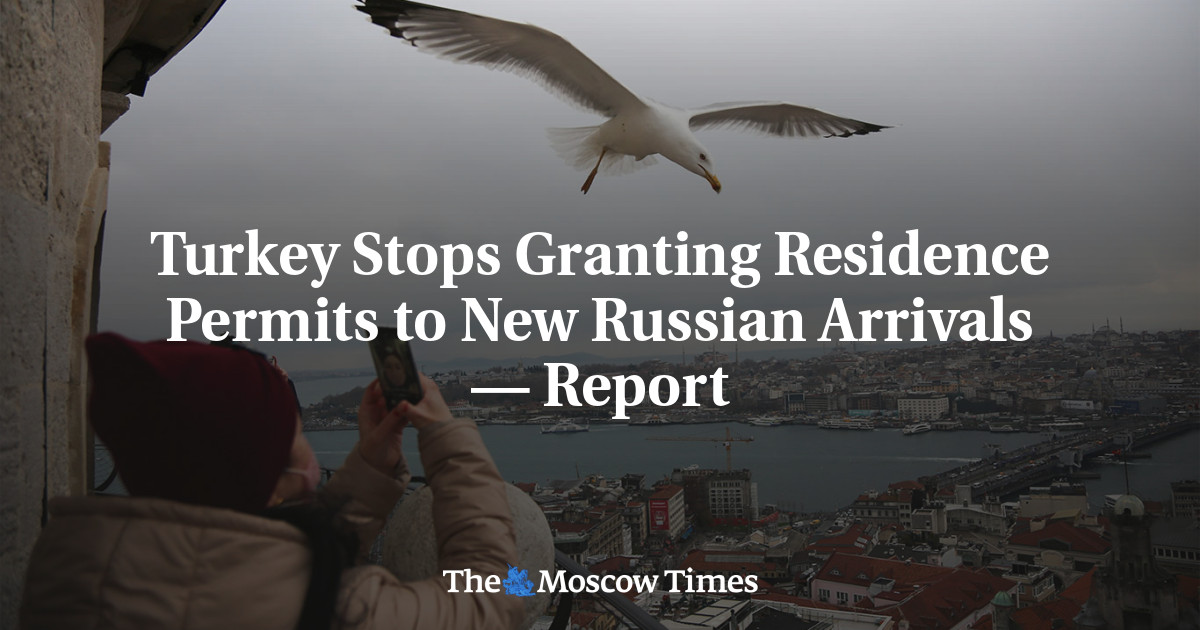Türkiye, yeni gelen Ruslara oturma izni vermeyi durdurdu – rapor