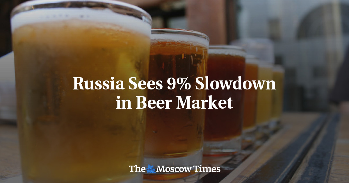 Russia Sees 9% Slowdown In Beer Market