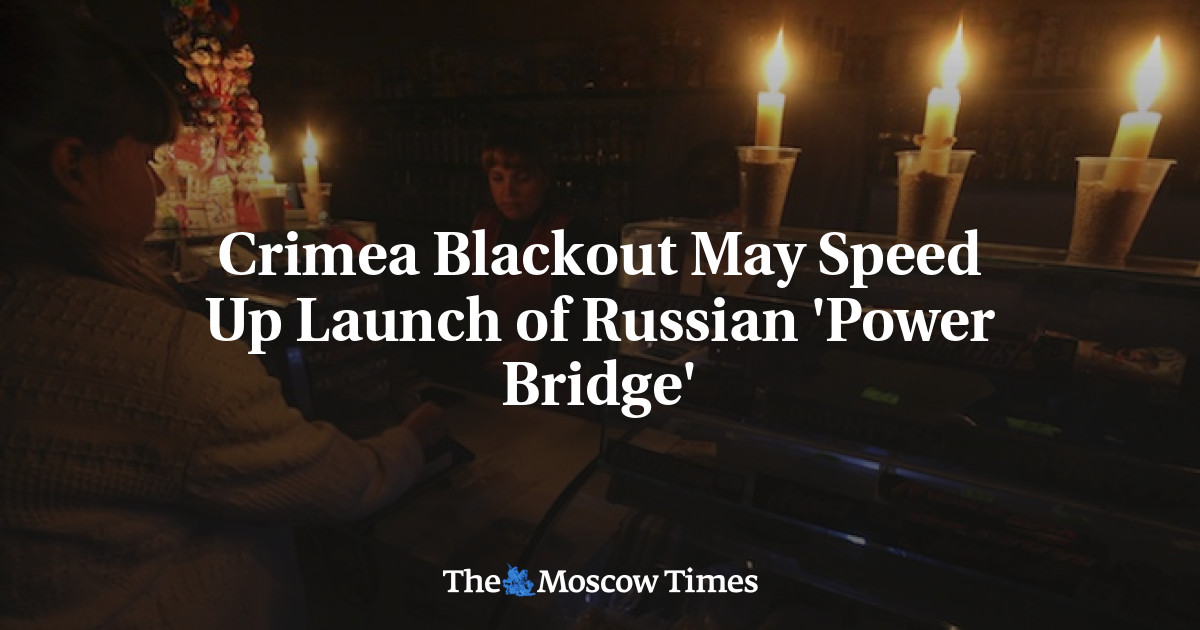 Pemadaman Krimea dapat mempercepat peluncuran ‘Power Bridge’ Rusia