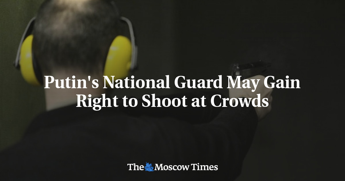 Garda Nasional Putin mungkin mendapatkan hak untuk menembaki orang banyak