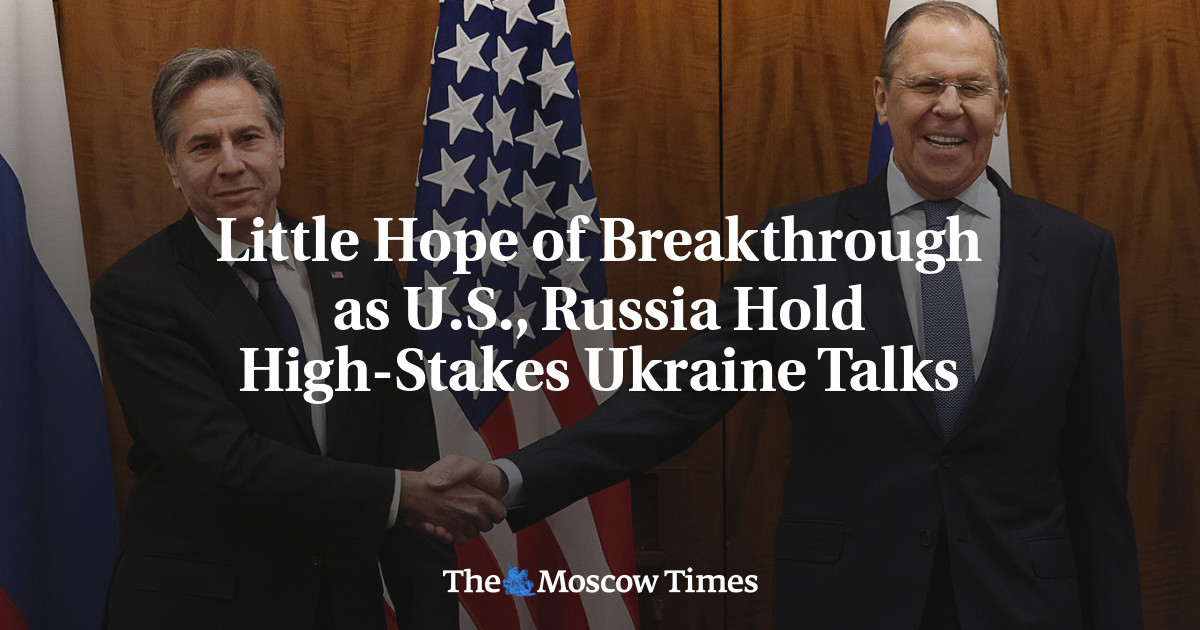 Sedikit harapan untuk terobosan karena AS, Rusia mengadakan pembicaraan Ukraina yang berisiko tinggi