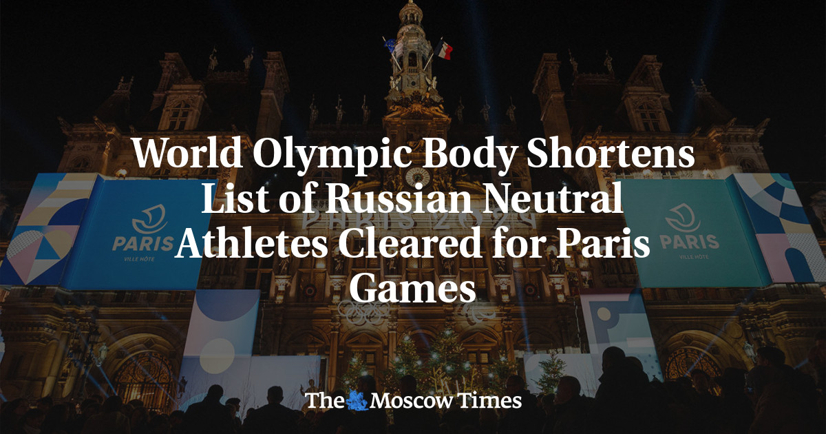 World Olympic Body Shortens List Of Russian Neutral Athletes Cleared ...