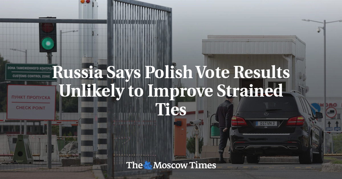 Rusia dice que es poco probable que los resultados de las elecciones polacas mejoren las tensas relaciones
