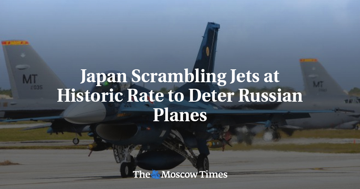 Jepang mengerahkan jet dengan kecepatan tinggi untuk menghalangi pesawat Rusia