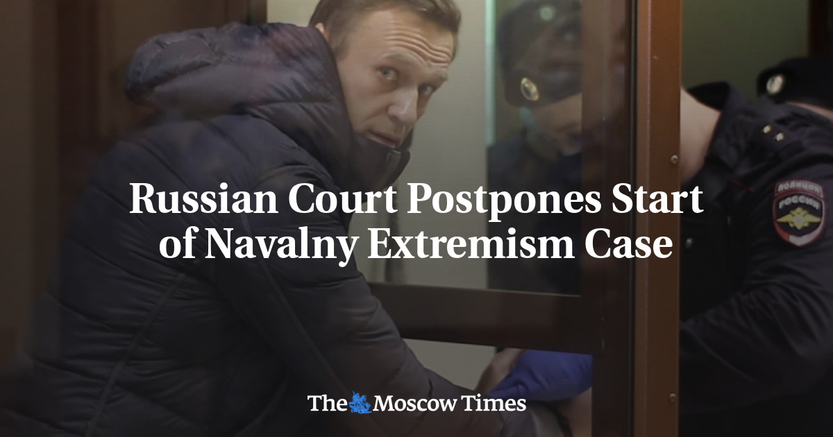 Pengadilan Rusia menunda dimulainya kasus ekstremisme Navalny