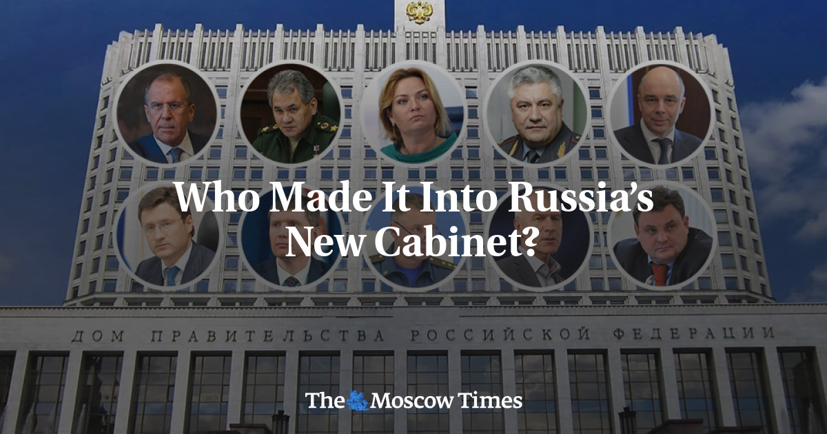 Siapa yang berhasil masuk ke kabinet baru Rusia?