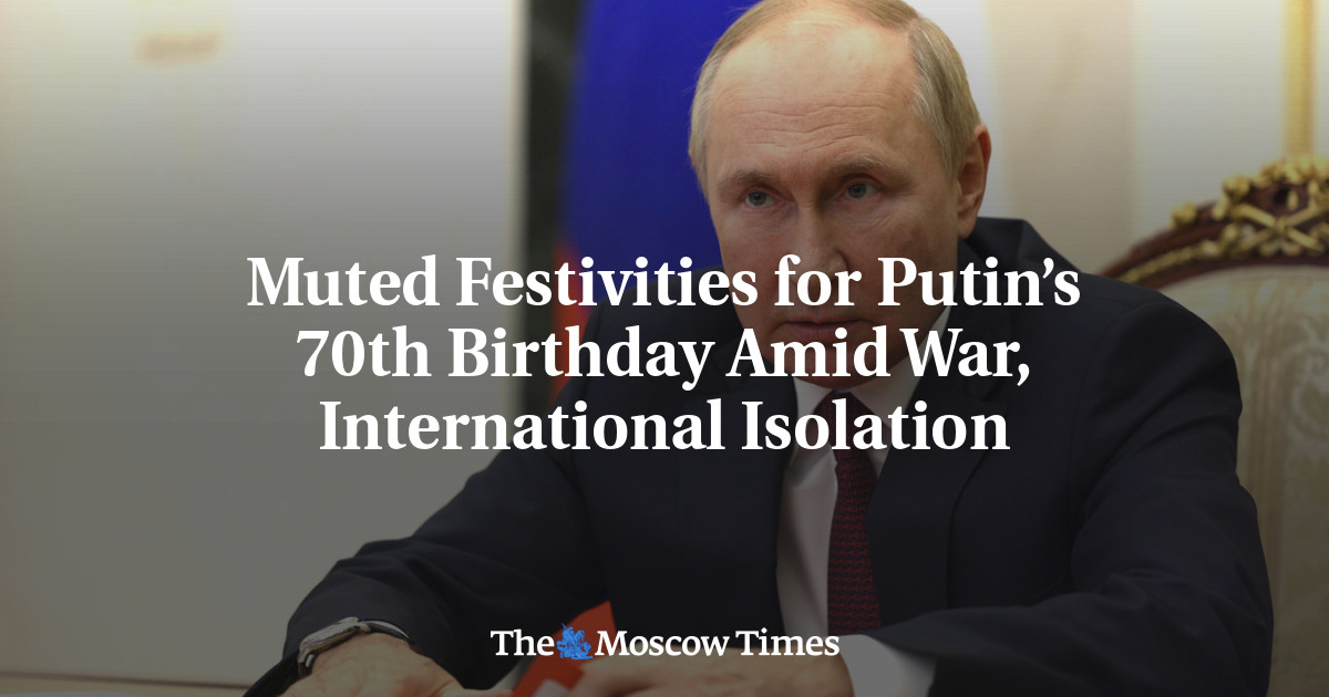 Приглушенные празднования 70-летия Путина на фоне войны и международной изоляции