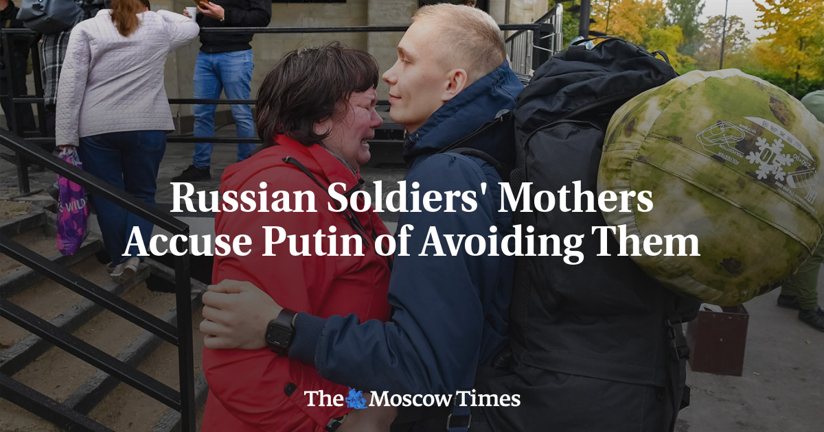 Ibu-ibu tentara Rusia menuduh Putin menghindari mereka