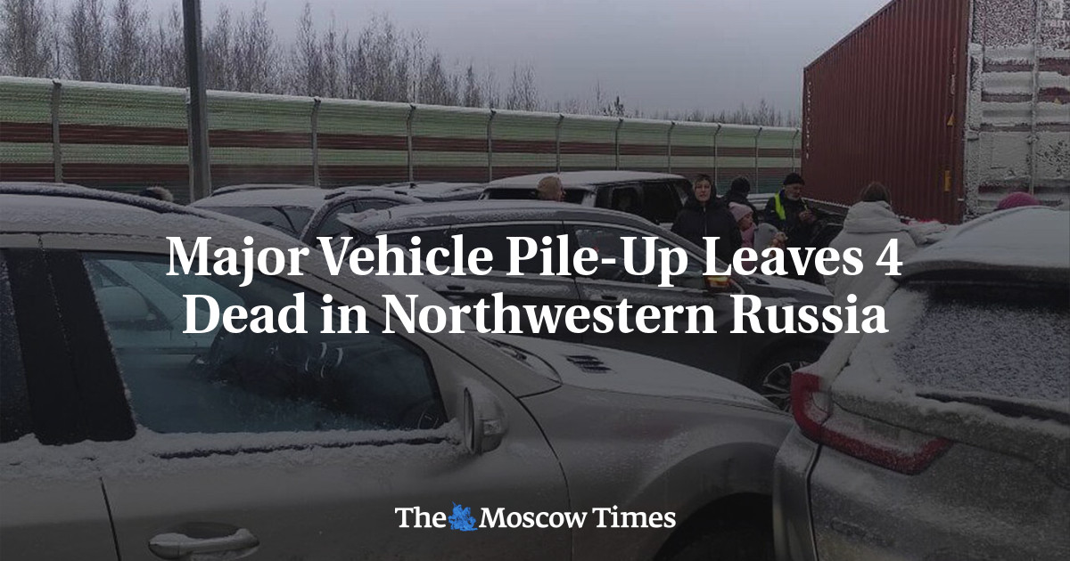 Major Vehicle Pile-Up Leaves 4 Dead in Northwestern Russia