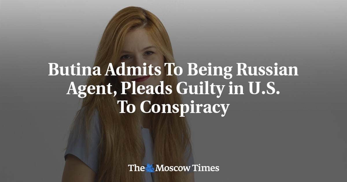 Butina mengaku sebagai agen Rusia, mengaku bersalah di AS atas konspirasi