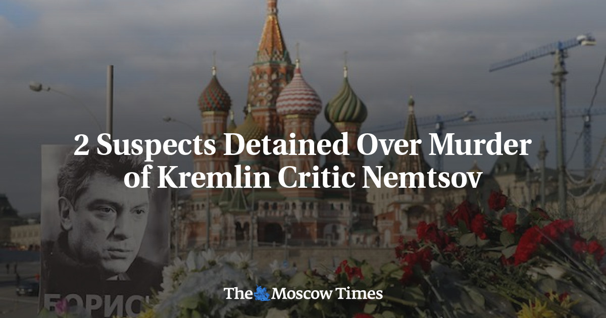 2 Tersangka ditahan atas pembunuhan kritikus Kremlin Nemtsov