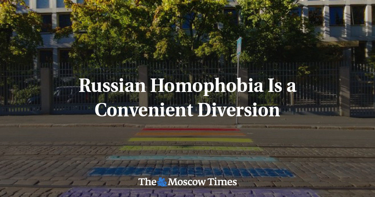 Homofobia Rusia adalah pengalih perhatian yang nyaman
