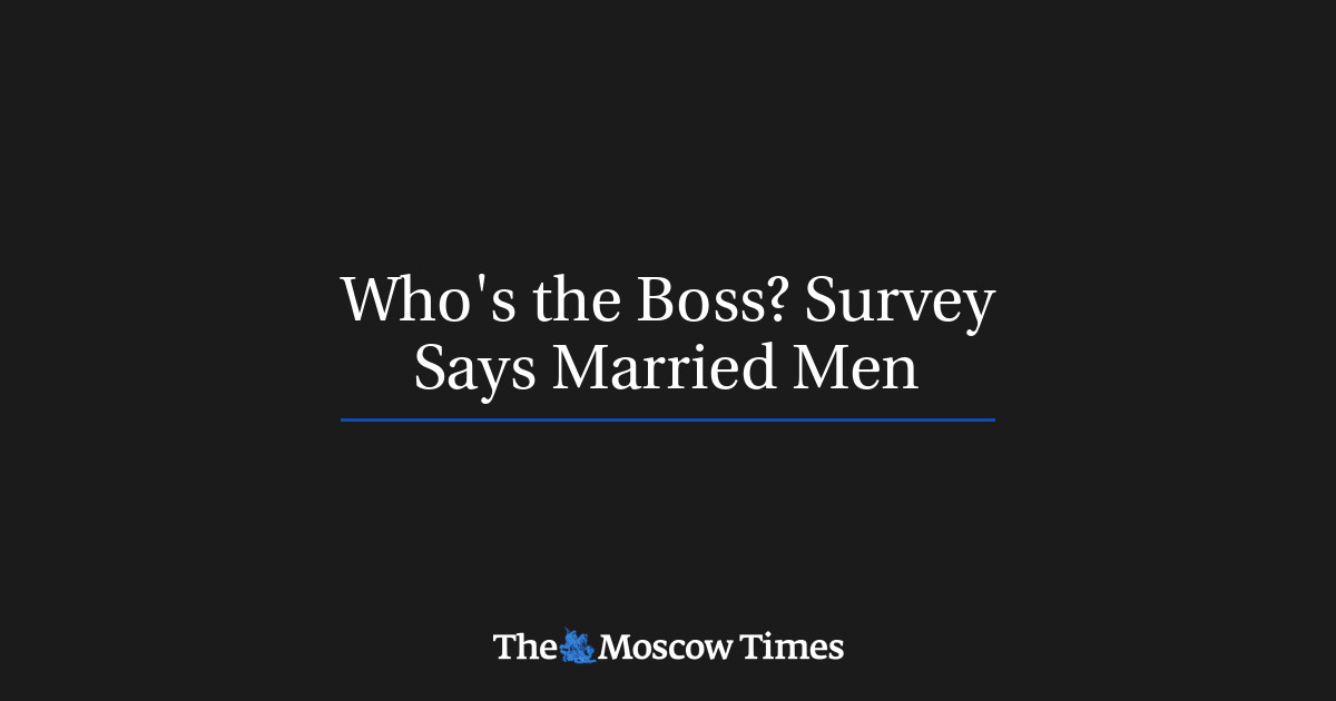 Whos The Boss Survey Says Married Men