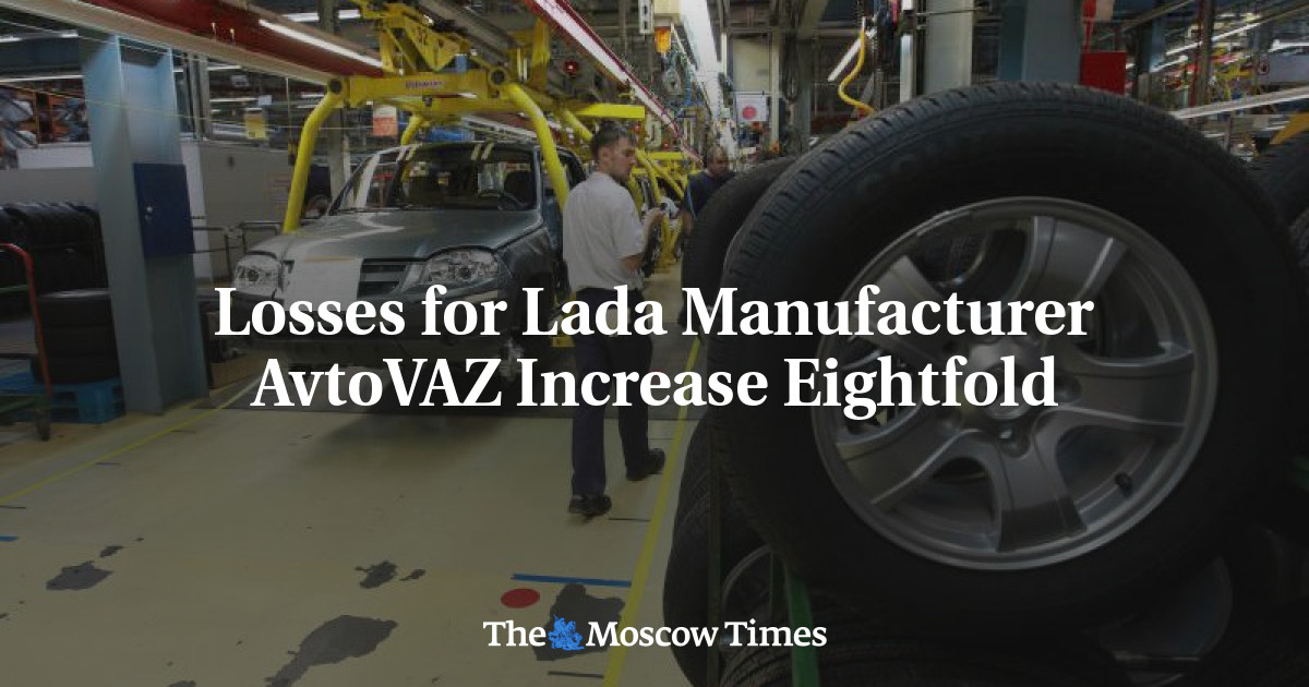 Kerugian pembuat Lada AvtoVAZ meningkat delapan kali lipat