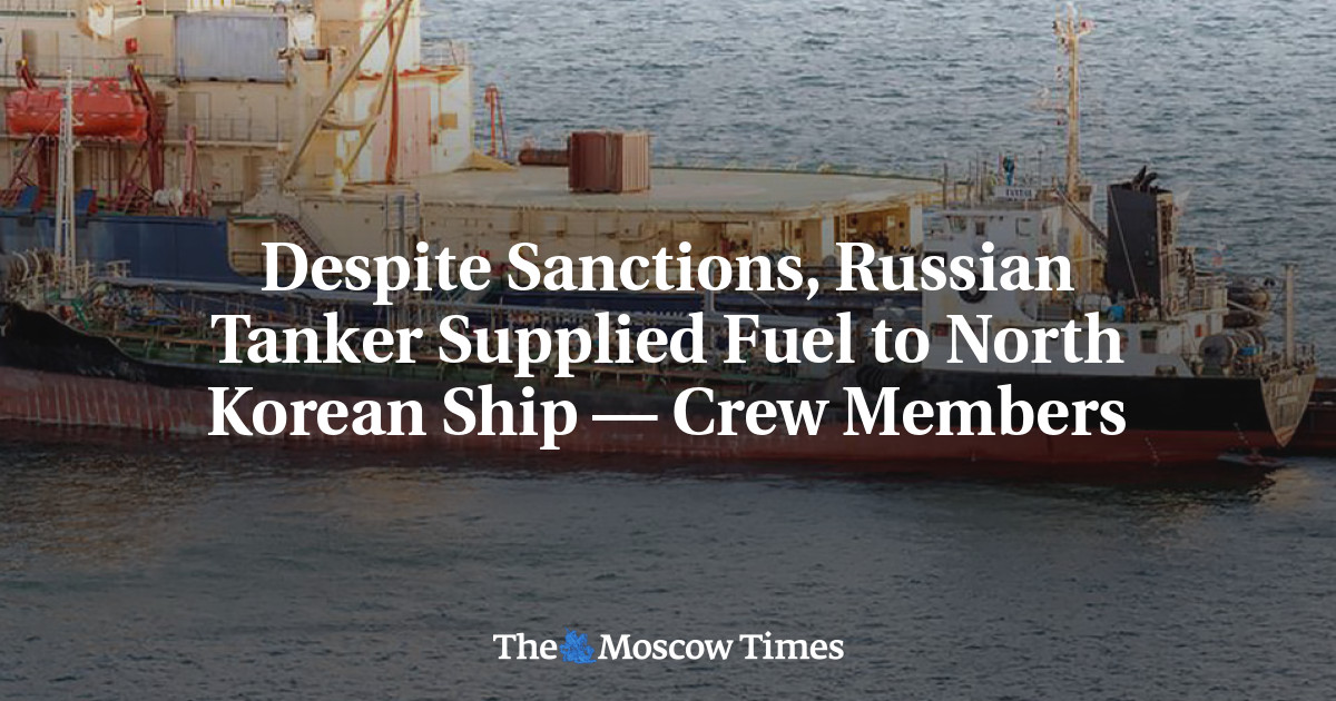 Meskipun ada sanksi, kapal tanker Rusia memasok bahan bakar ke awak kapal Korea Utara