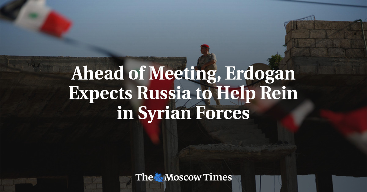 Menjelang pertemuan, Erdogan mengharapkan Rusia untuk membantu mengendalikan pasukan Suriah