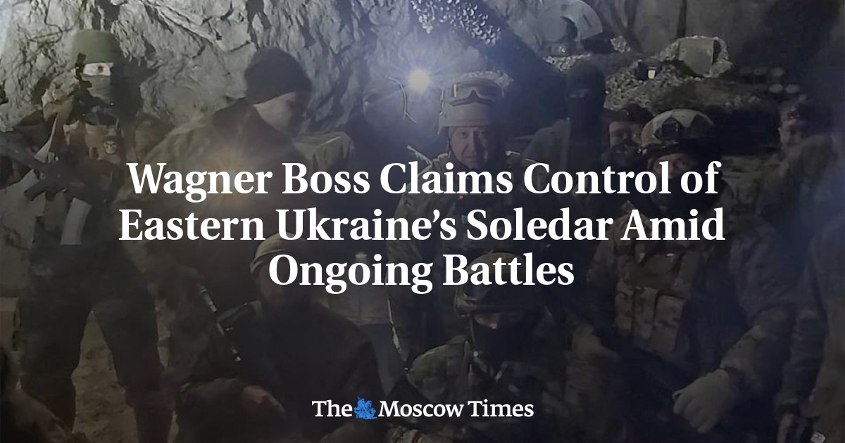 Bos Wagner mengklaim kendali atas Soledar di Ukraina timur di tengah pertempuran yang sedang berlangsung