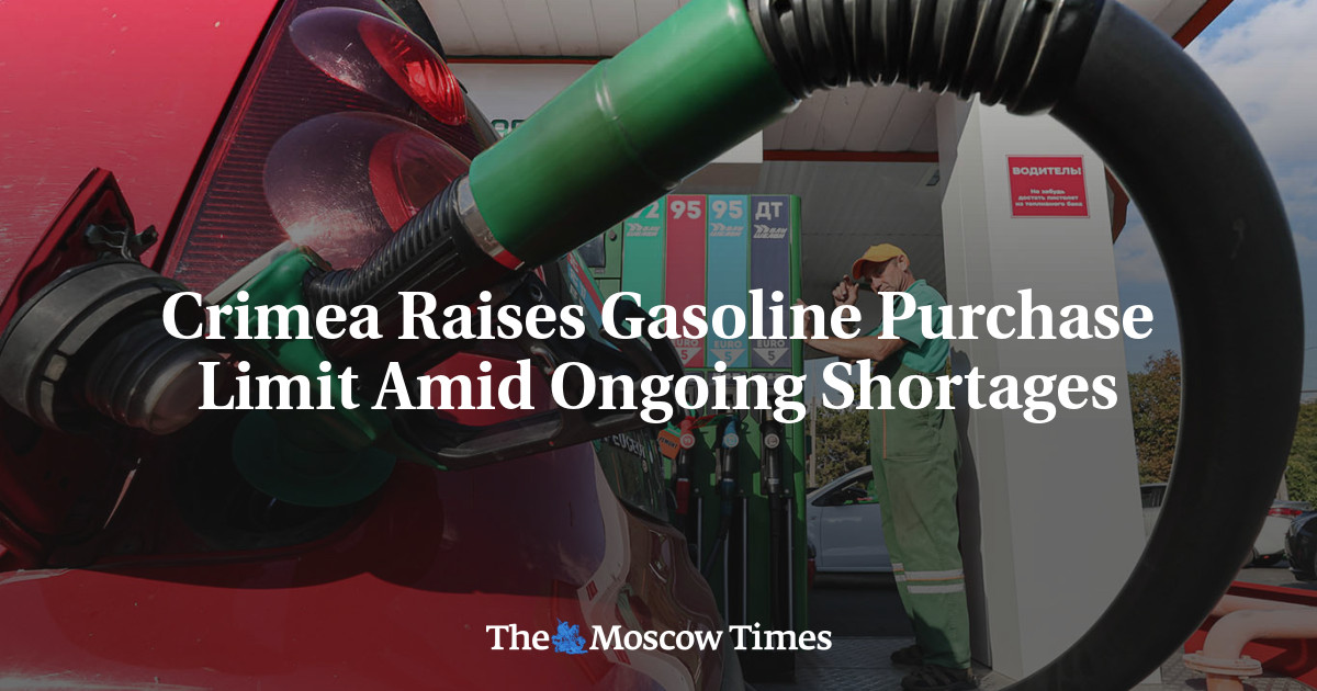 Crimea Raises Gasoline Purchase Limit Amid Ongoing Shortages