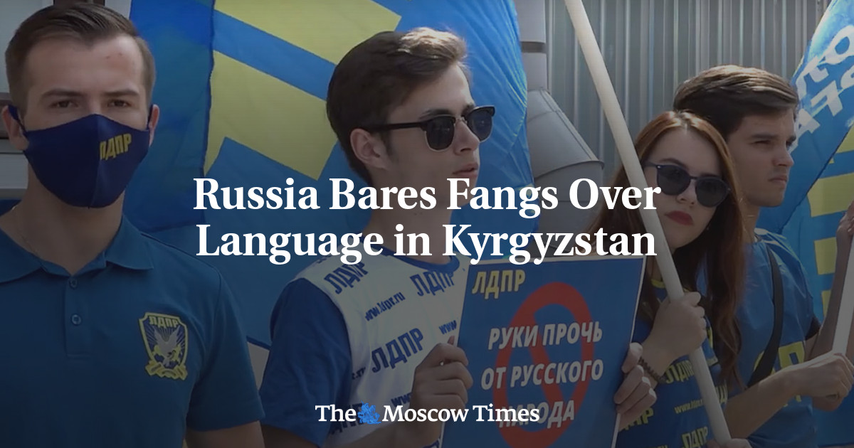 Rusia memamerkan taring atas bahasa di Kyrgyzstan