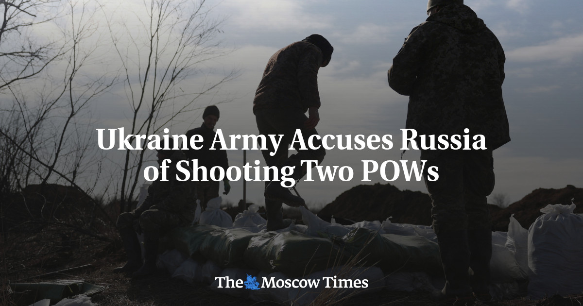 Ukraine Army Accuses Russia of Shooting Two POWs