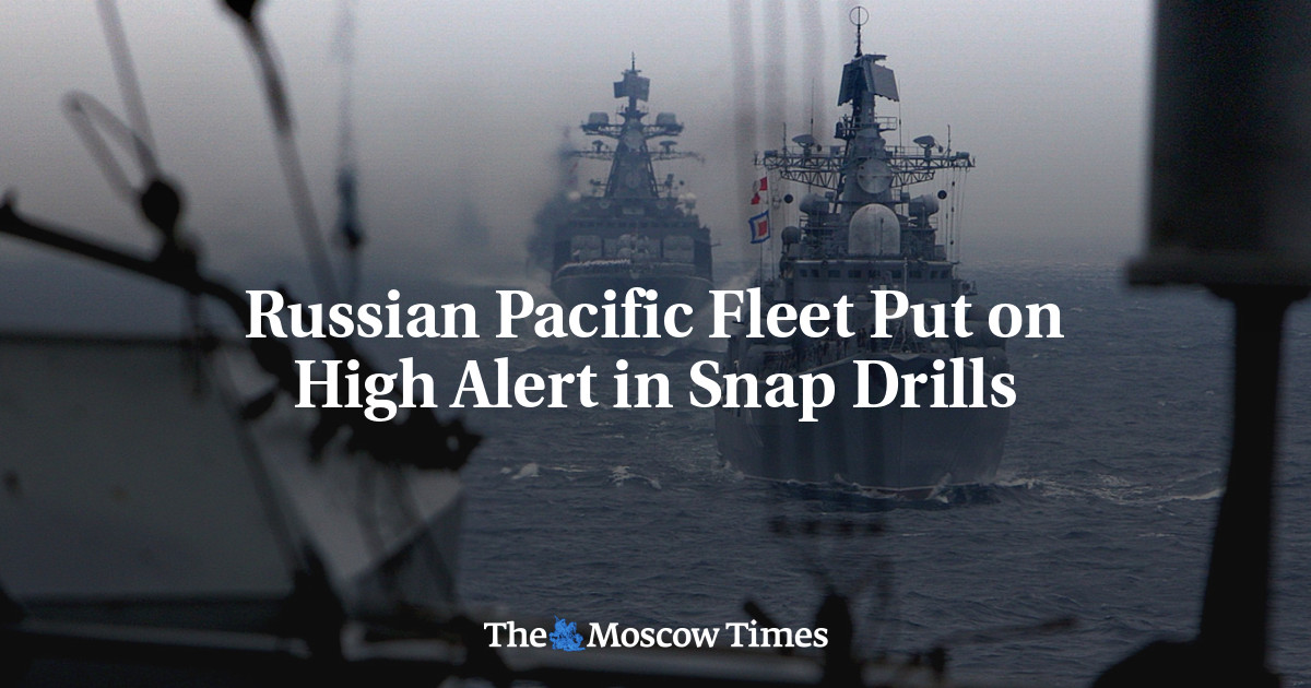 وضع الأسطول الروسي في المحيط الهادئ في حالة تأهب قصوى في تدريبات مفاجئة