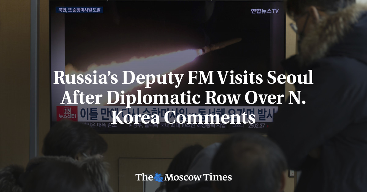 Russia’s Deputy FM Visits Seoul After Diplomatic Row Over N. Korea Comments