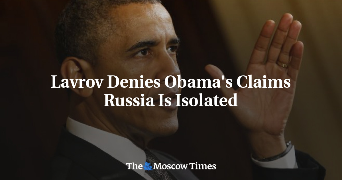 Lavrov membantah klaim Obama bahwa Rusia terisolasi
