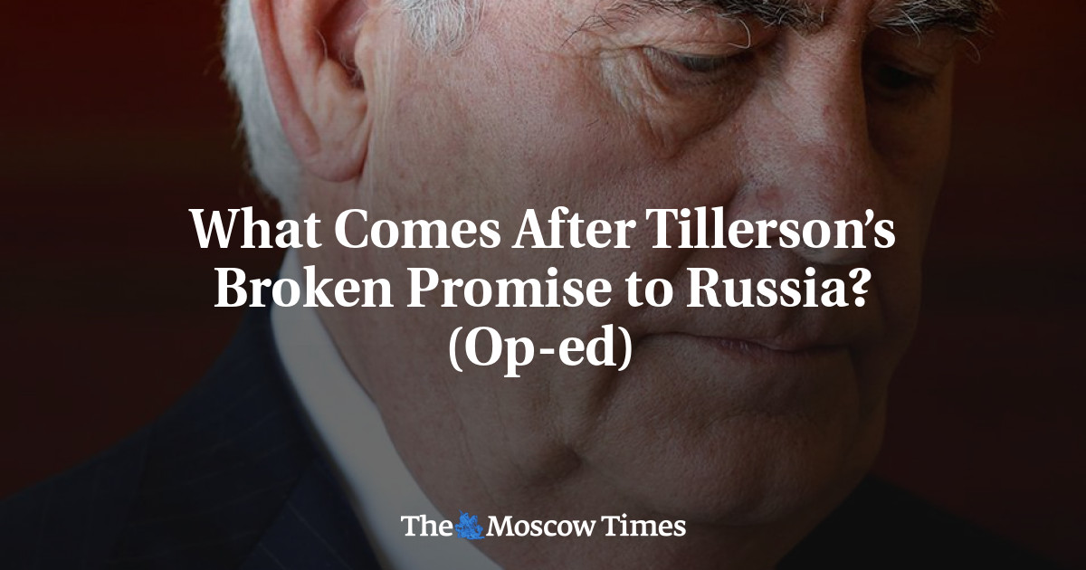 Apa yang terjadi setelah janji Tillerson yang dilanggar ke Rusia?  (Op-ed)