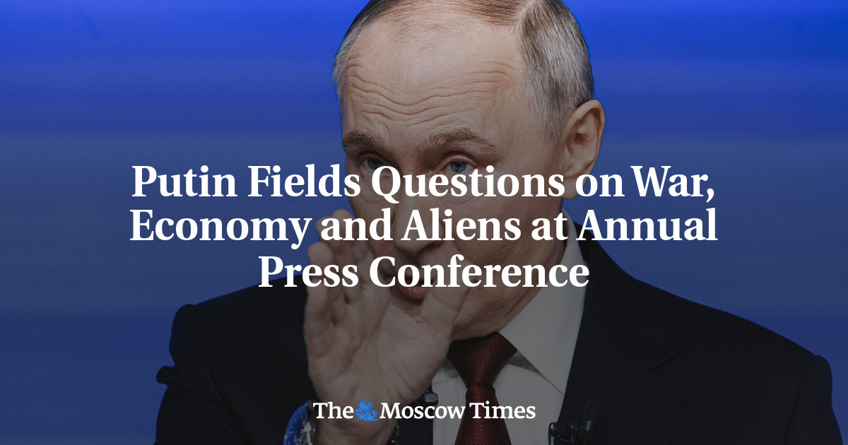 Putin Fields Questions on War, Economy and Aliens at Annual Press Conference